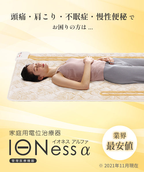 家庭用電位治療器イオネスα AX-HM1010 | アテックスダイレクト