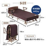 収納式 電動リクライニングベッド（1モーター） AX-BE721