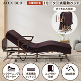 収納式 電動リクライニングベッド（1モーター） AX-BE721