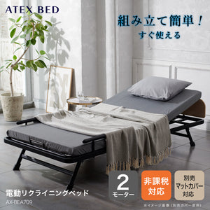 【SALE】電動リクライニングベッド（2モーター） AX-BEA709