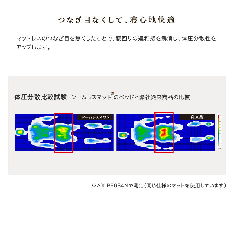 アウトレット】収納式リクライニングベッド AX-BG570SR