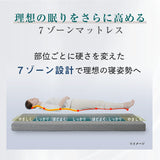 【8月3日発売予定】7ゾーンマットレス AX-BM738 （電動アジャスタブルベッド専用マットレス）