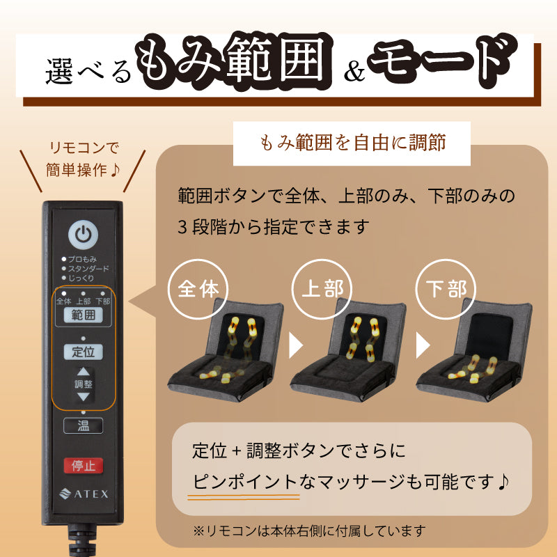 マッサージ以外のセット内容 自在マッサージシート JIZAISU AX-HJ430 – アテックスダイレクト