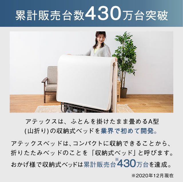 ダイレクト限定 収納式電動リクライニングベッド AX-BE560 – アテックスダイレクト