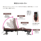 【アウトレット】【日本製】くつろぐベッド 収納式 AX-BE836R